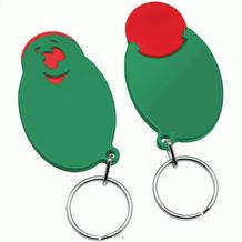 Chiphalter mit 1-Chip "Gesicht" (rot / grün) (Art.-Nr. CA850038)