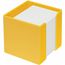 Zettelbox "Alpha" mit Köcher (gelb) (Art.-Nr. CA850060)