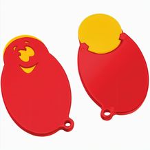 Chiphalter mit 1-Chip "Gesicht" (gelb / rot) (Art.-Nr. CA861491)