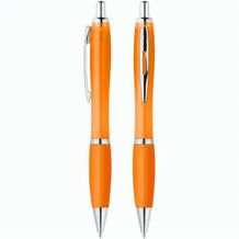 Druckkugelschreiber "Alpha" (orange-transparent) (Art.-Nr. CA875699)