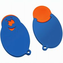 Chiphalter mit 1-Chip "Gesicht" (orange / blau) (Art.-Nr. CA882847)