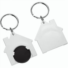 Chiphalter mit 1-Chip "Haus" (schwarz / weiß) (Art.-Nr. CA888692)