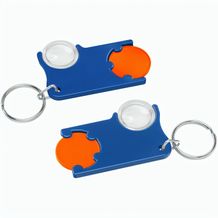 Chiphalter mit 1-Chip und Lupe (orange / blau) (Art.-Nr. CA908108)