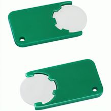 Chiphalter mit 1-Chip "Beta" (weiß / grün) (Art.-Nr. CA917572)