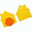 Chiphalter mit 1-Chip "Haus" (orange / gelb) (Art.-Nr. CA924500)