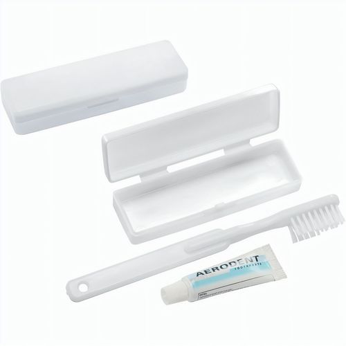 Reise-Zahnputz-Set (Art.-Nr. CA943502) - mit steckbarer Zahnbürste und 5 g Zahnp...