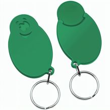 Chiphalter mit 1-Chip "Gesicht" (grün / grün) (Art.-Nr. CA944069)