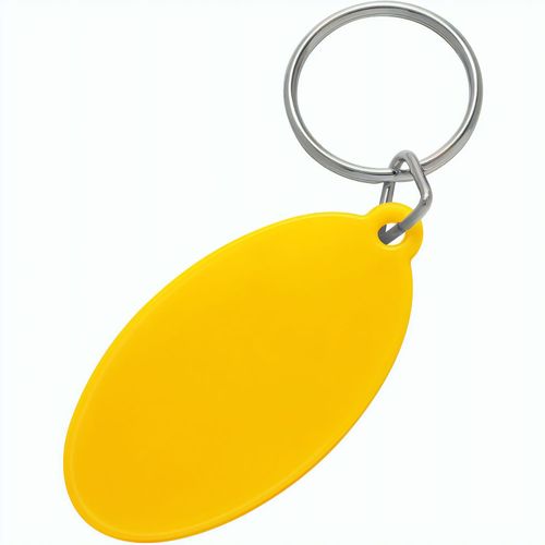 Schlüsselanhänger "Oval" (Art.-Nr. CA946550) - mit Schlüsselring