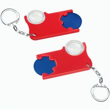 Chiphalter mit 1-Chip und Lupe (blau / rot) (Art.-Nr. CA954812)