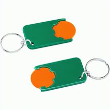 Chiphalter mit 1-Chip "Beta" (orange / grün) (Art.-Nr. CA971829)