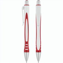 Druckkugelschreiber "Sigma" (weiß / rot) (Art.-Nr. CA972081)