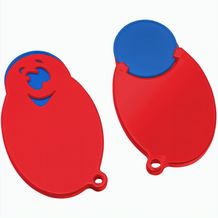 Chiphalter mit 1-Chip "Gesicht" (blau / rot) (Art.-Nr. CA973658)
