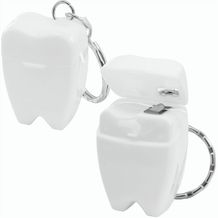 Zahnseide-Schlüsselanhänger (weiß) (Art.-Nr. CA975599)