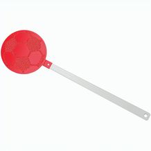 Fliegenklatsche "Fußball" (weiß / rot) (Art.-Nr. CA988781)