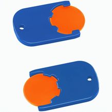 Chiphalter mit 1-Chip "Gamma" (orange / blau) (Art.-Nr. CA990207)