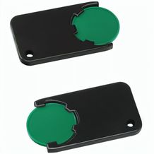 Chiphalter mit 1-Chip "Beta" (grün / schwarz) (Art.-Nr. CA991625)