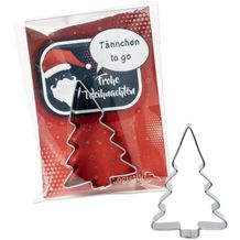 Backförmchen in der Werbetüte - Winter - Weihnachtsbaum (individuell) (Art.-Nr. CA056202)