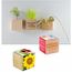 Pflanz-Holz Magnet mit Samen - Sonnenblume, 2 Seiten gelasert (individuell) (Art.-Nr. CA106671)