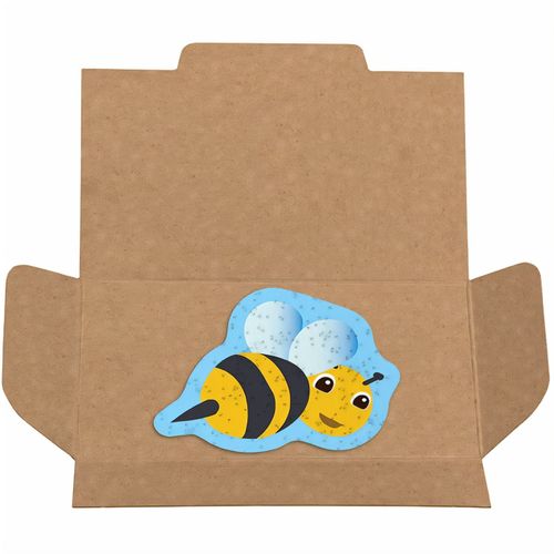 Samenpapier - Standardmotiv - Biene Brummi (Art.-Nr. CA122862) - Das Samenpapier mit dem humorvollen...