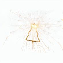 Wondercandle Mini mit Wondercard  - Baum, gold (individuell) (Art.-Nr. CA279138)