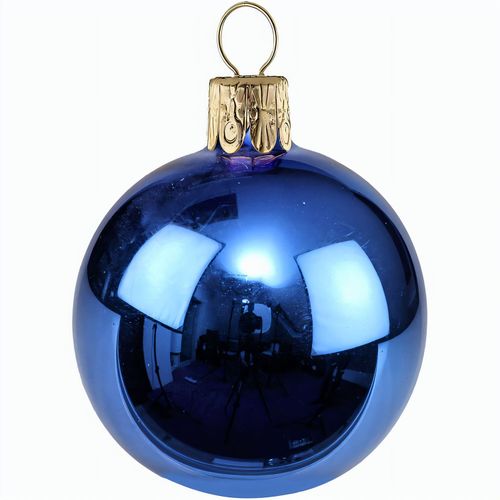 Traditionelle Glaskugel - glanz-blau #833 (Art.-Nr. CA302702) - Gibt es etwas Schöneres, als wenn sic...