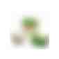 Mini-Beet mit Samen - Glücksklee-Zwiebel, Lasergravur (* Je nach Verfügbarkeit der Glücksklee-Zwiebeln) (Art.-Nr. CA320610) - Das attraktive Blumenkästchen aus Hol...