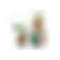 Pflanz-Holz rund mit Samen - Persischer Klee, Rundum-Lasergravur (Art.-Nr. CA326199) - Das dekorative Pflanz-Holz rund aus...