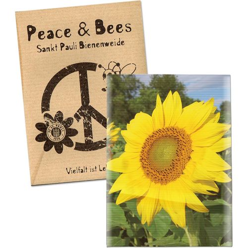Samentütchen Mini - Natronkraftpapier - Sonnenblumen (Art.-Nr. CA402635) - Das Samentütchen Mini kann komplet...