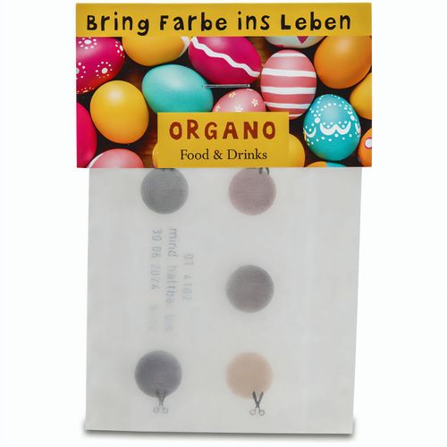 Eierfarben-Set - mit Digitaldruck (Art.-Nr. CA439008) - Was gehört zu Ostern, wie der Osterhase...
