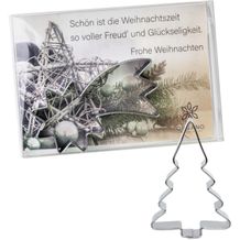 Backförmchen in der Box - Winter - Weihnachtsbaum (individuell) (Art.-Nr. CA483226)