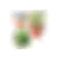 Logo-Töpfchen Banderole mit Samen - Glücksklee-Zwiebeln (* Je nach Verfügbarkeit der Glücksklee-Zwiebeln) (Art.-Nr. CA583204) - Für abwechslungsreiches Grün im B...