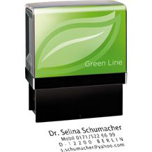Stempelautomat "Green Line" - Printer 20 - mit Digitaldruck (individuell) (Art.-Nr. CA595288)