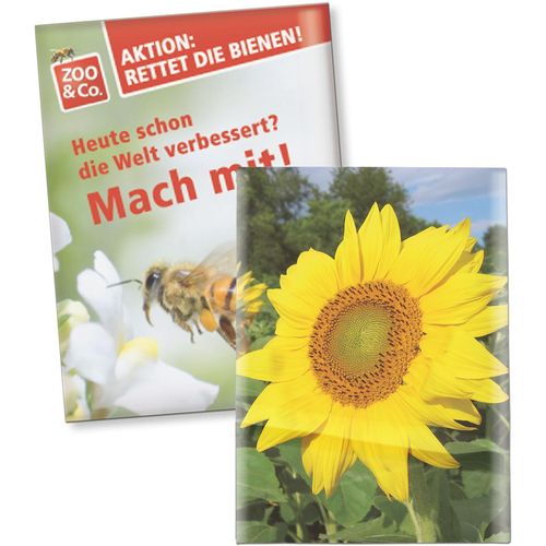 Samentütchen Klein - Recyclingpapier - Sonnenblumen (Art.-Nr. CA635601) - Das Samentütchen kann komplett selbs...