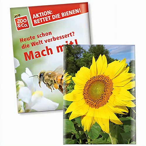 Samentütchen Klein - Standardpapier - Sonnenblumen (Art.-Nr. CA723588) - Das Samentütchen kann komplett selbs...