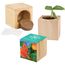 Pflanz-Holz Maxi mit Samen - Gewürzpaprika, 2 Seiten gelasert (individuell) (Art.-Nr. CA762378)