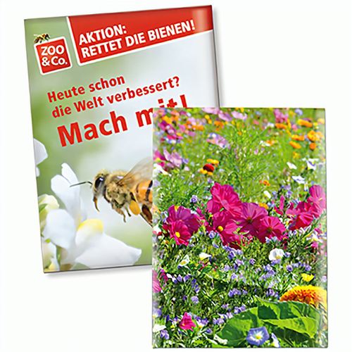 Samentütchen Klein - Standardpapier - Sommerblumenmischung (Art.-Nr. CA774867) - Das Samentütchen kann komplett selbs...