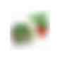 Tontöpfchen-Blume mit Samen - Glücksklee-Zwiebeln inkl. Tampondruck (* Je nach Verfügbarkeit der Glücksklee-Zwiebeln) (Art.-Nr. CA970054) - Das Tontöpfchen aus Terracotta wir...