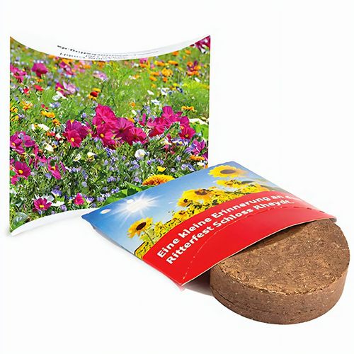 Plant-Tab mit Samen - Sommerblumenmischung (Art.-Nr. CA971319) - Kompakte Werbeidee mit einfacher Handhab...