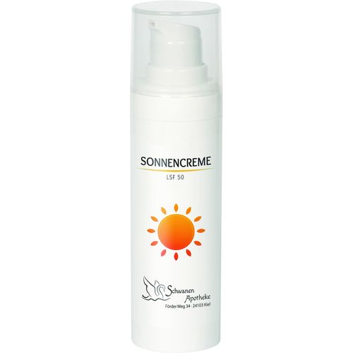 Sonnenschutzcreme LSF 50 im 30 ml Airless Spender - 4c Etikett (Art.-Nr. CA222585) - Made in Germany. Sonnenschutzcreme...