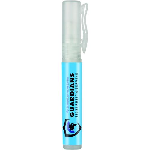 7 ml Spray mit After Sun 93 % Aloe Vera inkl. 4c Etikett (Art.-Nr. CA234646) - Praktischer, transparenter Kunststoff-Sp...