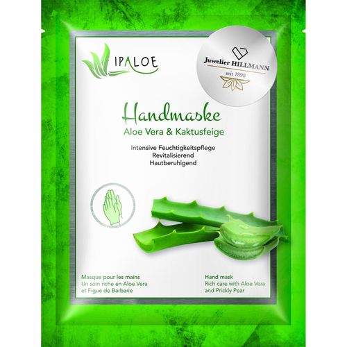 Handmaske "Aloe Vera & Kaktusfeige" mit Standardmotiv, inkl. 4c-Etikett (Art.-Nr. CA997033) - Made in Germany. Sachet mit intensivpfle...