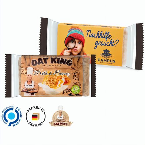 Werbeschuber Kuchen S, Oat Bar Milk & Honey (Art.-Nr. CA145193) - Oat Bar Riegel von Oat King im Werbeschu...