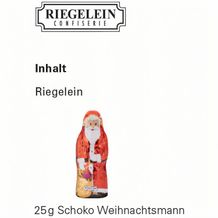 Riegelein Weihnachtsmann Werbebox aus weißem Karton (weiß) (Art.-Nr. CA195380)