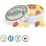 Quick Box Springdeckel aus Metall, weiß Metallunterteil, weiß Frucht Mix Bonbon, Micro (weiß) (Art.-Nr. CA262726)