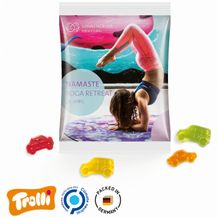 Maxitüte, 50 g, Folie weiß, Trolli Fruchtgummi Auto-Mischung, 10% Fruchtsaft (weiß) (Art.-Nr. CA351561)