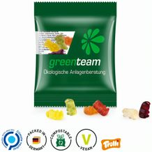 Minitüte,12 g, kompostierbare Folie transparent, Trolli Vegane Gummibärchen, 14% Fruchtsaft (transparent) (Art.-Nr. CA419526)