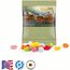 Minitüte, 84x70mm Folie, weiß American Style Jelly Beans, bunt gemischt (weiß) (Art.-Nr. CA494501)