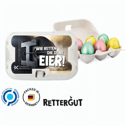 Sixpack Premium, Rettergut Ostereier (Art.-Nr. CA518869) - Schoko Ostereier von Rettergut im...