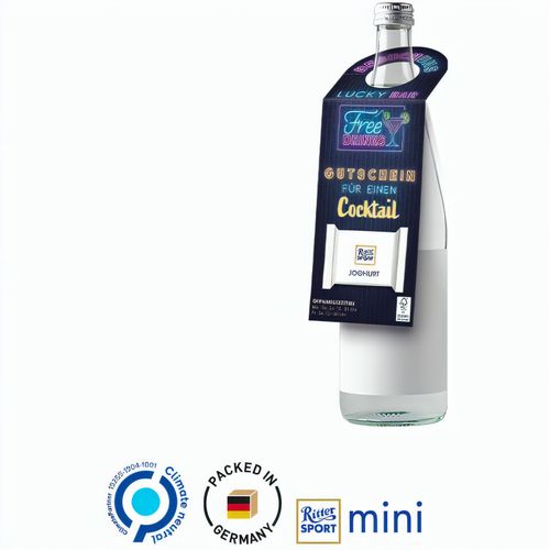 Werbeanhänger, Ritter SPORT Mini Joghurt (Art.-Nr. CA539589) - Werbeanhänger komplett aus FSC-zertifiz...