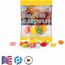 Minitüte, 84x70mm Folie, transparent American Style Jelly Beans, bunt gemischt (transparent) (Art.-Nr. CA761622)